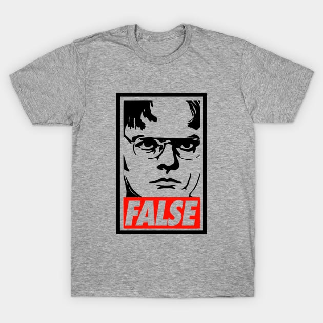 Dwight Schrute False T-Shirt by The Sarah Gibs